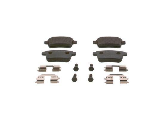 FREN BALATASI ARKA VWA 24692 KANGOO 1.5DCI 1.6 16V 2008-> YENİ:0986495418 - BOSCH FREN BALATA - OEM A4154210410