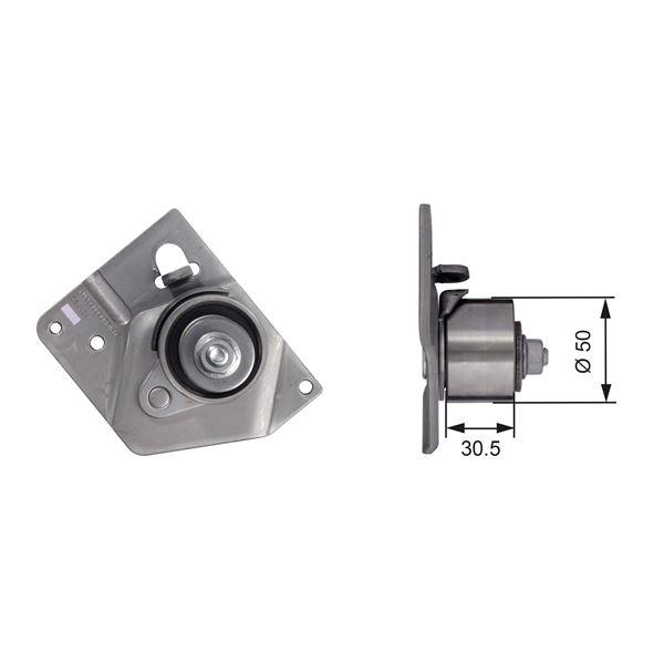 EKSANTRIK GERGI RULMANI (KUTUKLU) LOGAN II MEGANE II SCENI II PRIMERA 1.9 DCI F9Q - GATES - OEM 8200709719