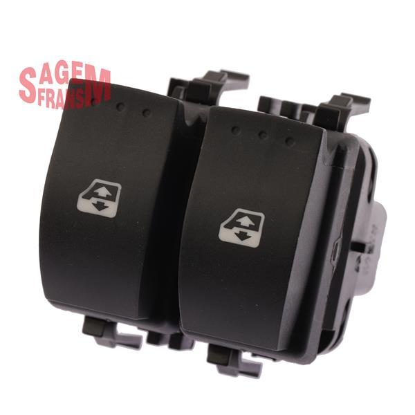 CAM AÇMA DÜĞMESİ CLIO II BBO 0220 ÖN SOL SİYAH ÇİFTLİ - SAGEM - OEM 8200060045