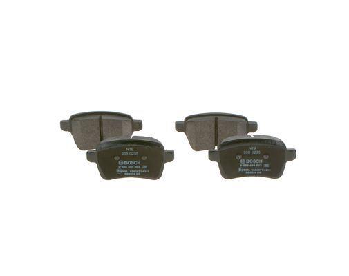 FREN BALATASI ARKA FIAT 500L 12> - BOSCH FREN BALATA - OEM 77367914
