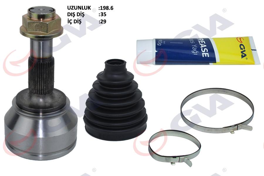 AKS KAFASI DIŞ ÖN DUCATO-BOXER-JUMPER 2.2/2.3 MJTD (06-14) (35x29x71.5) 198mm - GVA - OEM 1608505580