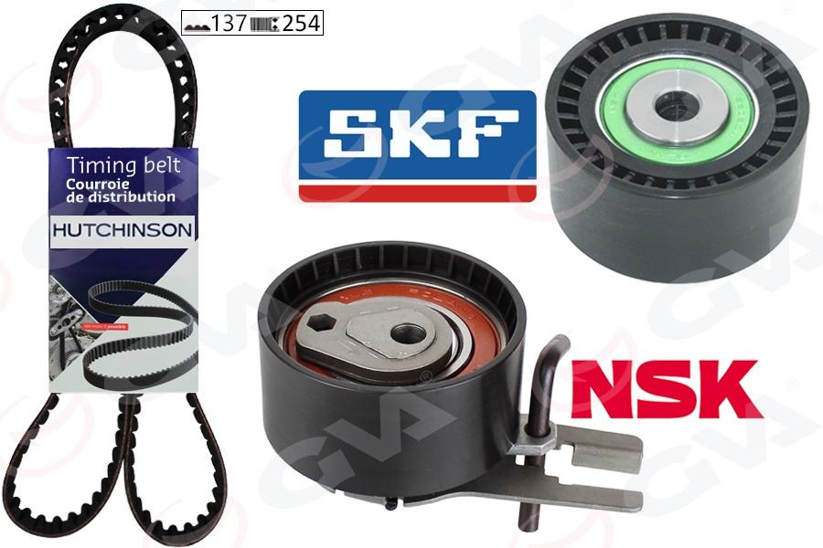 EKSANTRİK GERGİ KİTİ P206-P207-P307-P308-P407-P3008-EXPERT-PARTNER-BERLINGO-JUMPY-C2-C3-C4-C5- XSARA-FOCUS II-FIESTA V-VI VOLVO S40-C30-V50-FIAT SCUDO EURO4 1.6 HDI-TDCİ - GVA - OEM 0831.V4