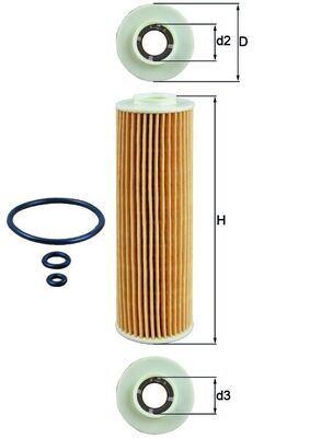 YAG FILTRESI MERCEDES M271 W203 CL203 S203 C209 A209 W204 S204 W211 W212 R171 - MAHLE - OEM A2711800109