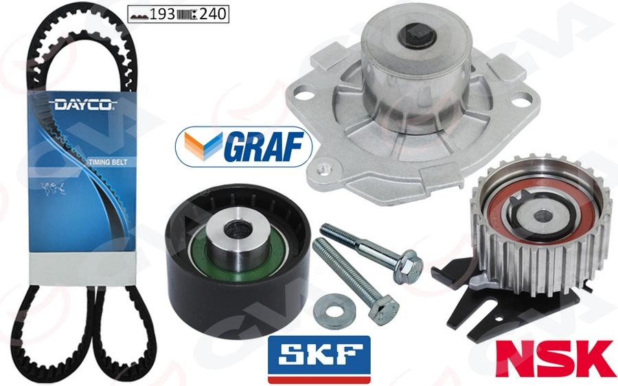 DEVİRDAİMLİ EKSANTRİK GERGİ KİTİ (193x240) DOBLO (01)BRAVA-BRAVO-(96-01)-PALIO (00-)MAREA(96-) 1.9TD - GVA - OEM 7778565