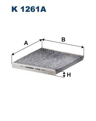 POLEN FİLTRESİ (KARBONLU) PEUGEOT BOXER 06> CITROEN JUMPER 06> FIAT DUCATO 06> 2.2D 2.3D 3.0D - FILTRON - OEM 1615646880