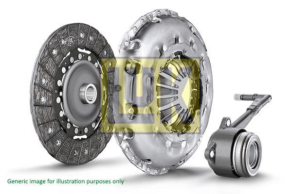 DEBRIYAJ SETI HIDROLIK RULMANLI ASTRA J A13DTE-CORSA D A13DTC-MERIVA B A13DTC  1.3CDTI 2010-> - LUK - OEM 95518819
