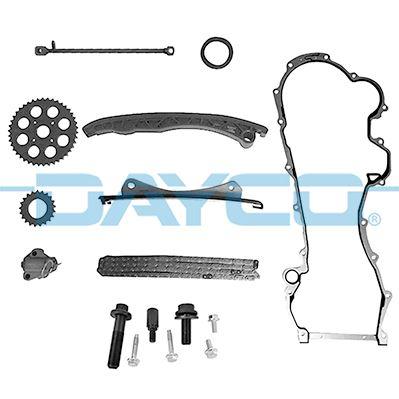 EKSANTRİK ZİNCİR SETİ (YAĞ POMPA CONTALI) ASTRA H-CORSA C-D-COMBO-C-D-ASTRA J-MERIVA-ALBEA-DOBLO EGEA-PUNTO-500- 1.3 JTD-1.3 CDTI (E5-E6) (GERGİ KİTİ) DELİKLİ ZİNCİR - DAYCO - OEM 71777824