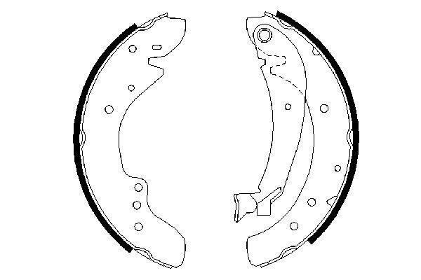 ARKA FREN BALATASI PABUCLU DUCATO JUMPER BOXER 1.4Q 1400KG 254×57mm - BOSCH - OEM 9945885