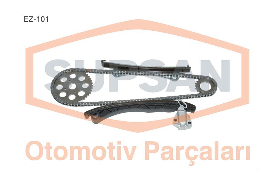 EKSANTRİK ZİNCİR SETİ ASTRA H-CORSA C-D-COMBO-C-D-ASTRA J-MERIVA-ALBEA-DOBLO-EGEA-PUNTO-500- 1.3 JTD -1.3 CDTI (E4-E5-E6) (GERGİ KİTİ) - SUPSAN - OEM 95518770