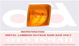 SİNYAL LAMBASI DUYSUZ SARI SAĞ VOLT (521516) - MARS - OEM 2D0953042