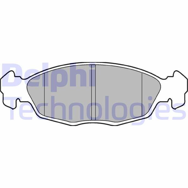 ÖN BALATA ASTRA F-CORSA A B -VECTRA A-TIGRA-(94-00) COMBO 1.4-1.6i-1.7 D (92-00) (GDB1040) - DELPHI - OEM 1605907