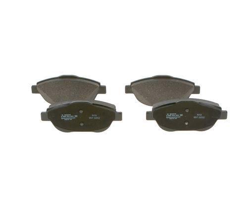 FREN BALATASI ON CITROEN C3 PICASSO 1.4 1.6 1.6HDI  2009-> - BOSCH FREN BALATA - OEM 9866880680
