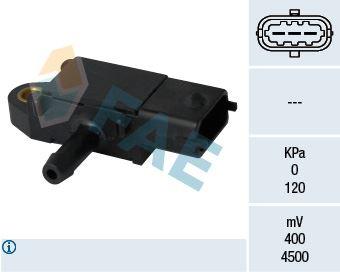 EMME MANİFOLD SENSÖRÜ AVEO-CORSA C-D-ASTRA H-J-MERIVA-MOKKA-INSIGNIA-DOBLO-FIORINO-FORD 1.3-1.7-2.0 - FAE - OEM 55566186