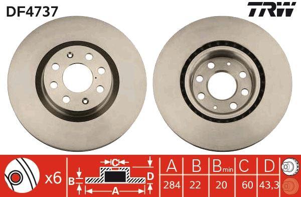ON FREN DISKI AYNASI 15 INCH CORSA D CORSA E ADAM GRANDE PUNTO-PUNTO EVO - TRW - OEM 93188918
