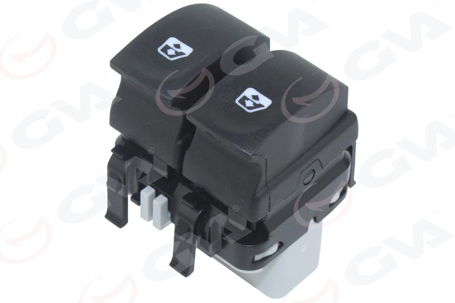 CAM AÇMA ANAHTARI ÖN SOL ÇİFTLİ RENAULT CLIO III(10 FİŞLİ) (GRİ) - GVA - OEM 8200214939