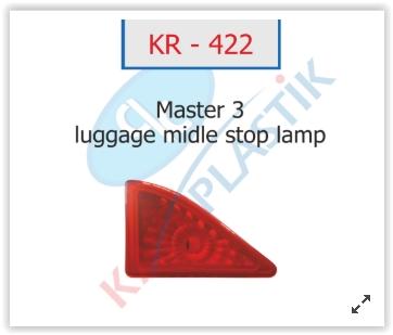STOP BAGAJ ORTA RENAULT MASTER III 08- - KAYAPLASTIK - OEM 265900021R
