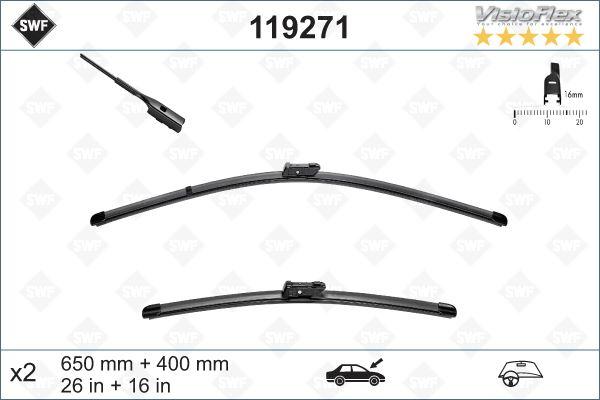 SİLECEK SÜPÜRGESİ ÖN TAKIM LEON 2013=> (650 X 400mm) - VALEO - OEM 5F1955425