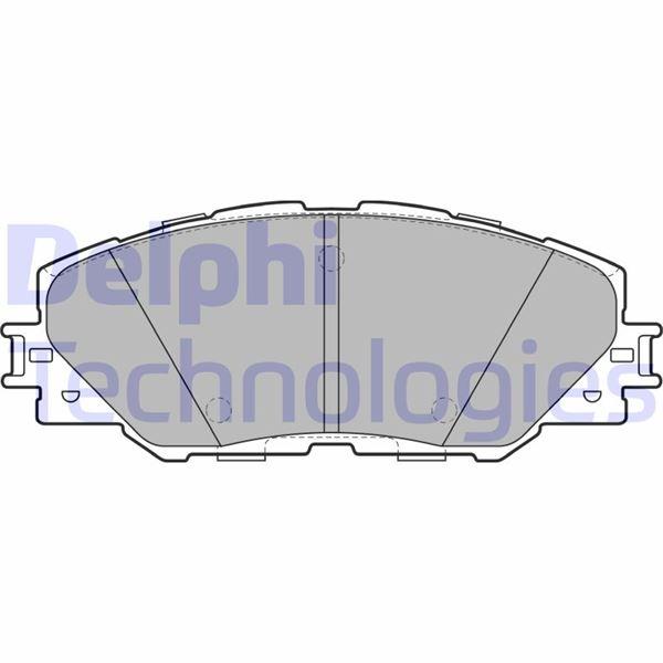 FREN BALATASI ON (139MM) AURIS 1.6 RAV 4 III 2.0 07- - DELPHI - OEM GDB3425