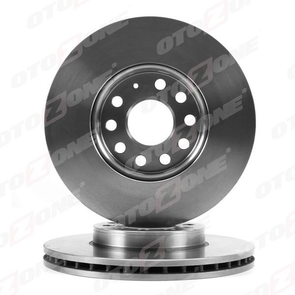FREN DİSKİ ÖN VW CADDY-PASSAT-GOLF 5/6/7- SKODA OCTAVIA FORD CONNECT 23> (ÇAP: 288mm, KALINLIK: 25mm Delik: 9 ) - OTOZONE - OEM 1K0615301T