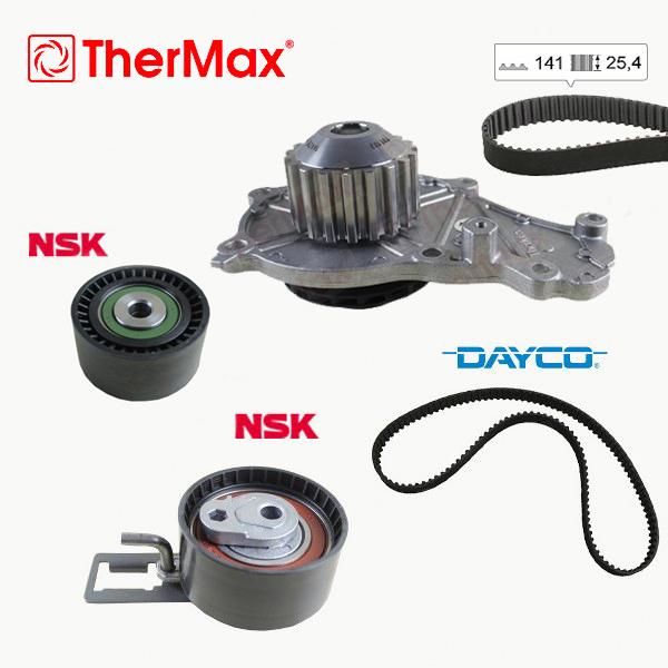 DEVİRDAİMLİ EKSANTRİK GERGİ KİTİ (141x25.4) C5 III-C4 II-DS4-P208-P308-P3008-P5008-2008-PARTNER TEPE BERLINGO III-C3 III-DS3-DS5-P301-C ELYSEE DV6C-DV6DTED(E5)-TRANSİT COURIER-B-MAX-C-MAX 1.6TDCI Euro5 - THERMAX - OEM AV6Q8A615AB