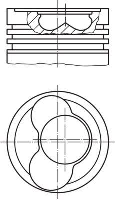 MOTOR PISTON SEGMAN (81.01MM STD 3/4/5 PISTONLAR) LT28 LT35 LT46 T4 2.5TDI ACV AGX AHD AHY AJT ANJ APA AUF AXG AXL AYC AYY BBE BBF - MAHLE - OEM 074107103AB