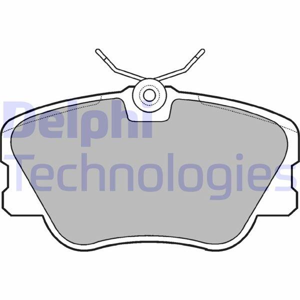 FREN BALATASI ON MERCEDES W201 W124 S124 C124 A124 — DELPHI LP499 - DELPHI - OEM A0004209920