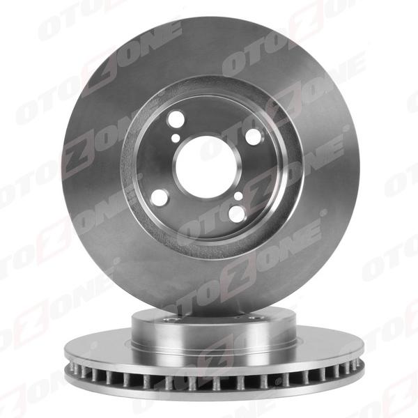 ÖN FREN DİSKİ (HAVA KANALLI) TOYOTA COROLLA 1,4L 4ZZ-FE ZZE120 VVTi 02-06 / 1,6L 3ZZ-FE ZZE121 VVTi 02-06 (255 çap X 4 bijon) - Adet disk fiyatıdır - OTOZONE - OEM 4351202070