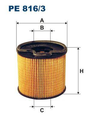 YAKIT FİLTRESİ PARTNER-BERLINGO-C5-JUMPY-XSARA-SCUDO-P206-P307-P406-P607-P806-EXPERT 2.0HDI - FILTRON - OEM 1906.51