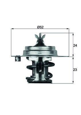 TERMOSTAT (88 ºC) LAND ROVER FREELANDER 1.8I 16V 98- - MAHLE TERMOSTAT - OEM PEL10016