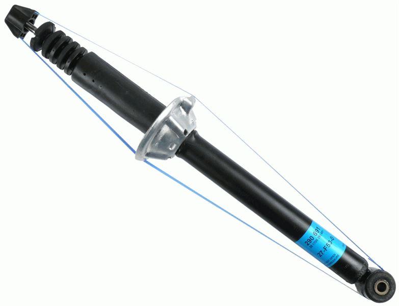 AMORTİSÖR ARKA SAG/SOL (GAZLI BURÇLU TIP) FIESTA 1999-2002 - SACHS - OEM 98FX18K076AC