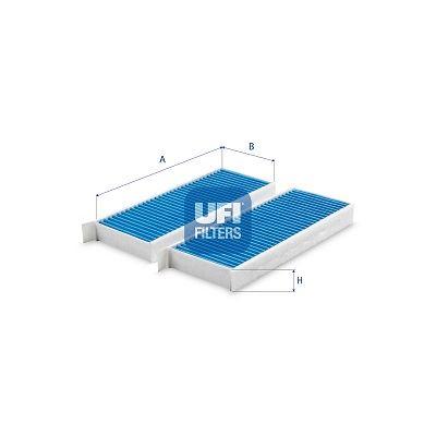 POLEN FİLTRESİ ASTRA L 21> P308 II-III 13> P508 18> (KARBONLU) - UFI - OEM 9822326680
