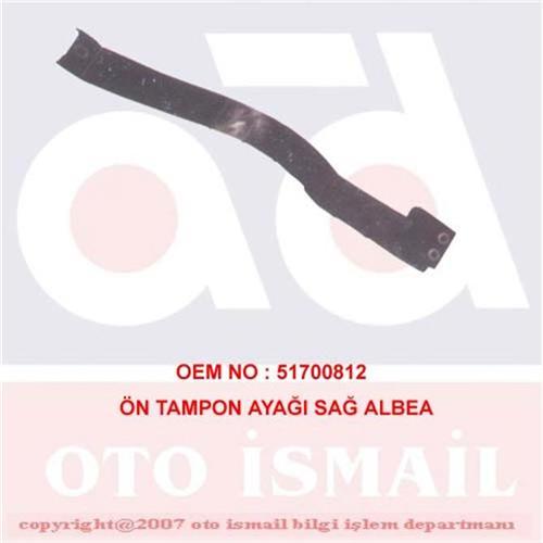 ÖN TAMPON AYAĞI SAĞ ALBEA - PALIO (210020) - BIRLIK - OEM 51700812