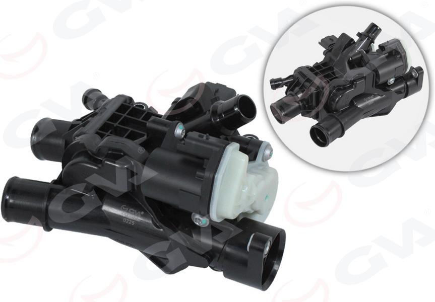 (9849443980) TERMOSTAT VE GÖVDESİ KOMPLE 2.0 HDI C4-3008-5008-DS4-DS5-JUMPER-FOCUS-CMAX-KUGA 2.0 HDI - GVA - OEM 9804160380
