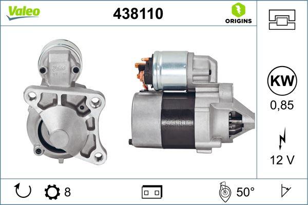 MARS MOTORU CLIO II 1.4 16V KANGOO MEGANE LOGAN II 1.6 16V - VALEO - OEM 8200049826