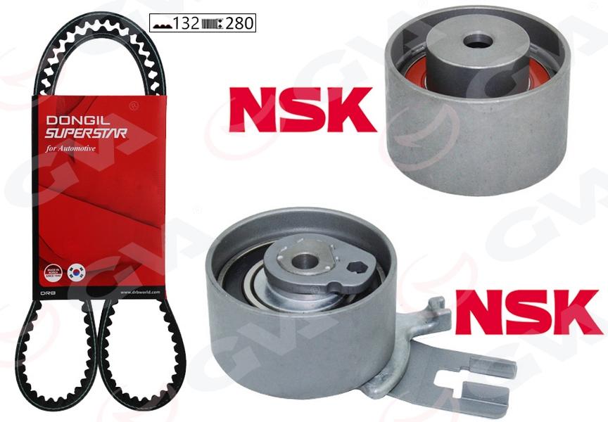 EKSANTRİK GERGİ KİTİ (132x280) VOLVO C30 C70 S60 S80 V70 => XC60 XC70 XC90 2.4TDI 20V K015580XS - DONGIL - OEM 31258305