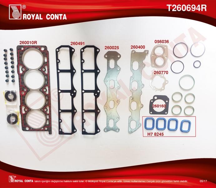 UST TAKIM CONTASI VICTOR RAINZ KECELI SUBAP LASSTIKLI TK. PALIO-MAREA-SIENA-BRAVA 1.6 16V - ROYAL - OEM 5895663
