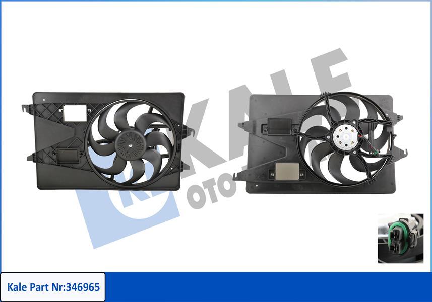 FAN MOTORU DAVLUMBAZLI FORD MONDEO 01> 2.0 TDCİ (TEKLİ) - KALE - OEM 5S71