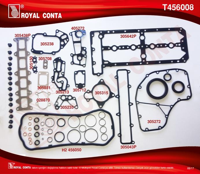 KOMPLE TAKIM CONTA DUCATO-DAILY 06> (F1C) (2995572)65 C 15 VAN 3950 F1CE0481A F1CE0481B F1CE0481E - ROYAL - OEM 8094874