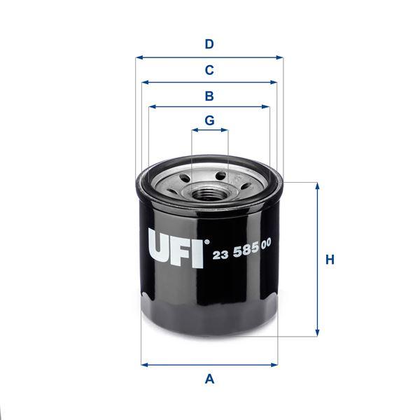 YAG FILTRESI AVEO 1.2 08> SPARK 1.2 10> - UFI - OEM 96985730