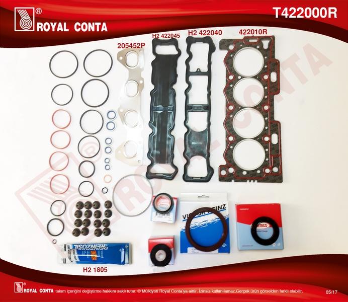 SILINDIR KAPAK CONTASI P1007-P206-P307-P207-C2-C3-C4 ET3J4(1.4 16V) 03--> - ROYAL - OEM 0209FL