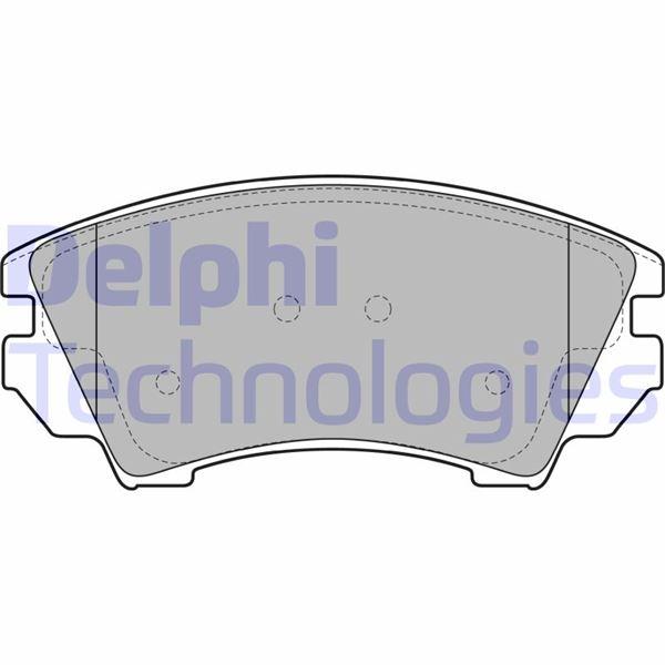FREN BALATASI ON (131MM) CORSA C COMBO 02- - DELPHI - OEM 95520061