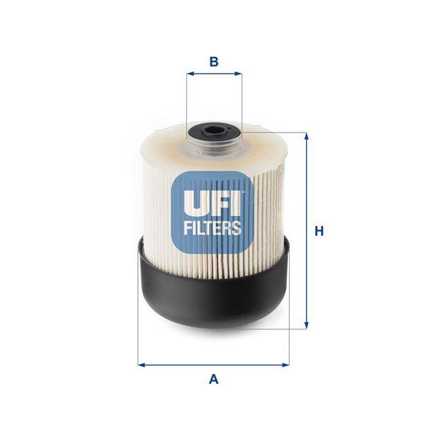 MAZOT FILTRESI DOKKER-LODY-LOGAN II-CAPTUR-SANDERO II-CLIO IV 1.5DCI 12> CITAN 415 12> - UFI - OEM A6070900752
