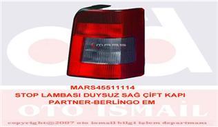 STOP LAMBASI SAG PARTNER BERLINGO BAGAJ KAPI CIFT KAPI DUYSUZ 96>05 ORTA SIYAH - MARS - OEM 6351H2