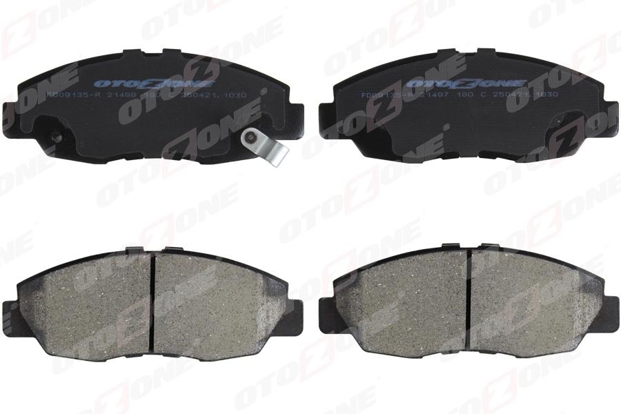 ÖN FREN BALATA HONDA ACCORD 2,0L F20A F20B (CB CD kasa) 90-95 - (Aşınma ikaz soketli) - OTOZONE - OEM 45022SM4A00
