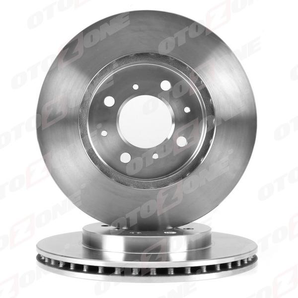ÖN FREN DİSKİ (HAVA KANALLI) HONDA JAZZ 1,4L L13A (GD1 kasa) 02-07 / CITY 1,4L L13A8 (GE4 kasa) 05-08 (258 çap x 4 bijon) - Adet disk fiyatıdır - BÜYÜK TİP - OTOZONE - OEM 45251SAAG50