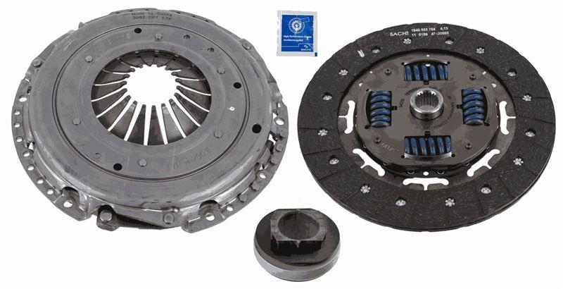DEBRIYAJ SETI PEUGEOT BOXER III CITROEN BOXER III FIAT DUCATO III 2.0 BLUE HDI 2.2 PUMA DW10FUE DW12RUE (EURO 5) (130 BG - 150 BG) (MLGUC 14 SANZUMAN) - SACHS - OEM 1611272780