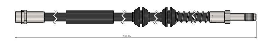 FREN HORTUMU ON TRANSPORTER T5 - CAVO - OEM 7H8611701-
