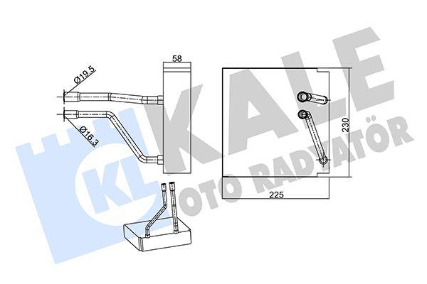 KLİMA EVAPORATOR FORD FİESTA 02> - KALE - OEM 2S6H