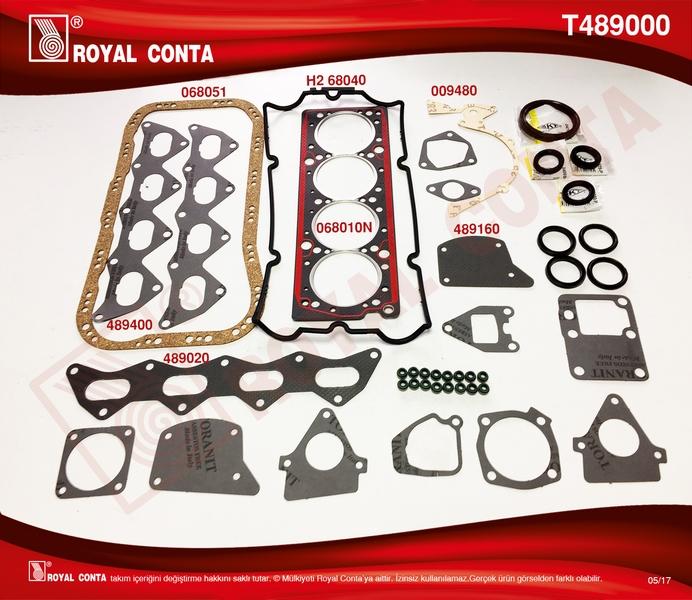 TAM TAKIM CONTA (SKT KECELI  REINZ SUBAP LASTIKLI) TEMPRA 2. - ROYALCONTA - OEM 5893401