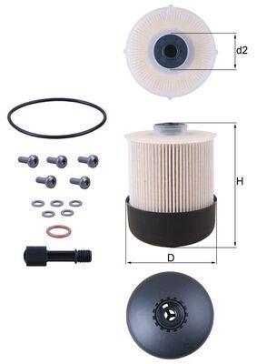 MAZOT FILTRESI DOKKER-LODGY-LOGAN II-CAPTUR-SANDERO II-CLIO IV 1.5DCI 12-> - MAHLE - OEM A6070900752